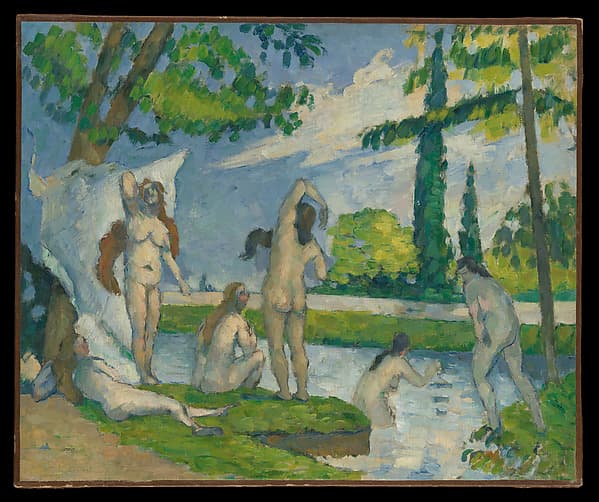 Bathers, by Paul Cézanne