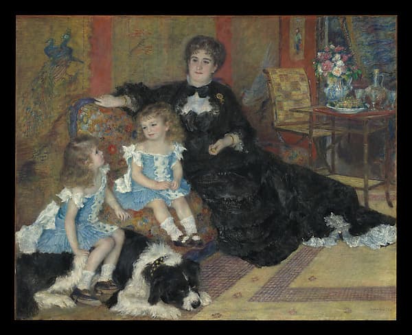 Madame Georges Charpentier (Marguerite-Louise Lemonnier, 1848–1904) and Her Children, Georgette-Berthe (1872–1945) and Paul-Emile-Charles (1875–1895), by Auguste Renoir