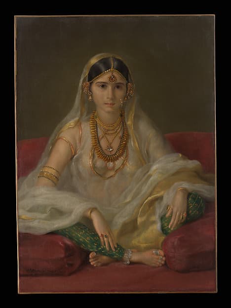 Portrait of a Mughal Woman, by Francesco Renaldi