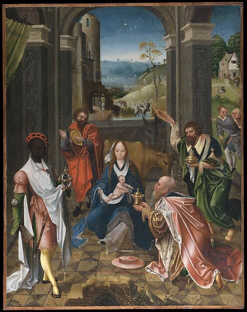 The Adoration of the Magi, by Netherlandish (Antwerp Mannerist) Painter