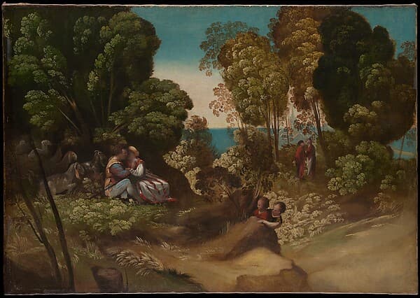 The Three Ages of Humans, by Dosso Dossi (Giovanni de Lutero)