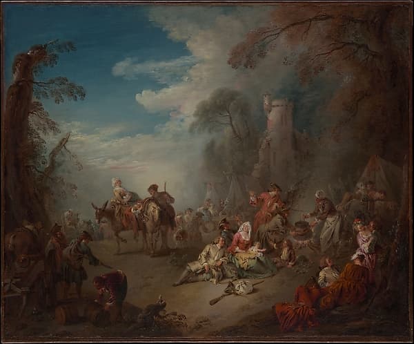 Troops at Rest, by Jean-Baptiste Joseph Pater