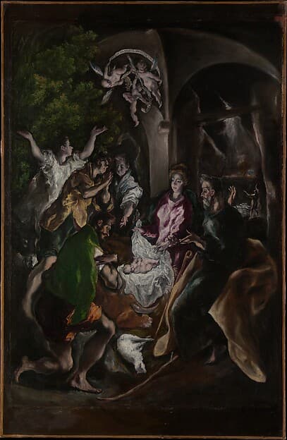 The Adoration of the Shepherds, by El Greco (Domenikos Theotokopoulos)