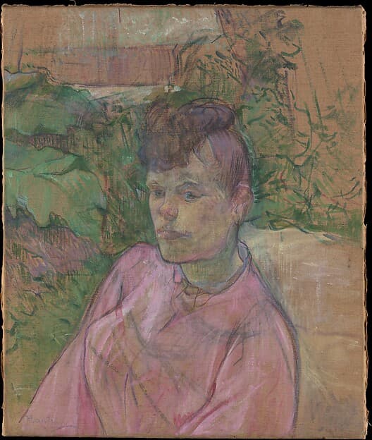Woman in the Garden of Monsieur Forest, by Henri de Toulouse-Lautrec