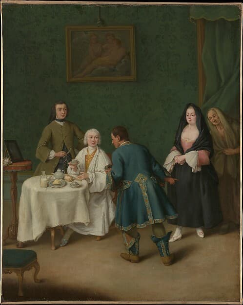 The Temptation, by Pietro Longhi (Pietro Falca)