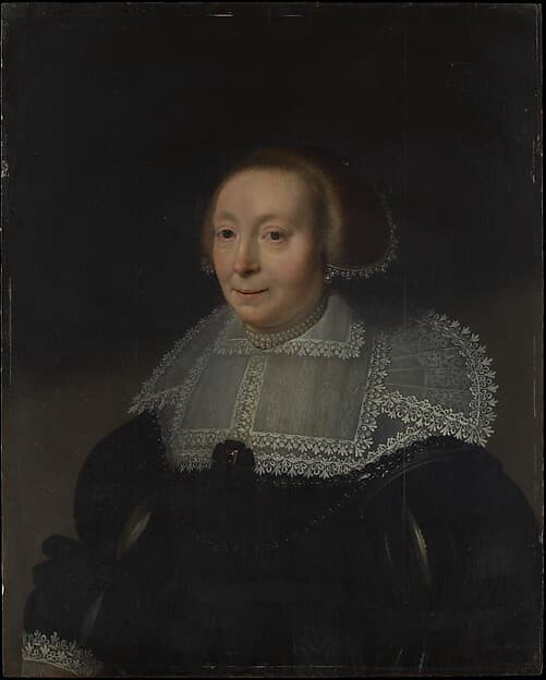 Portrait of a Woman with a Lace Collar, by Michiel Jansz. van Mierevelt