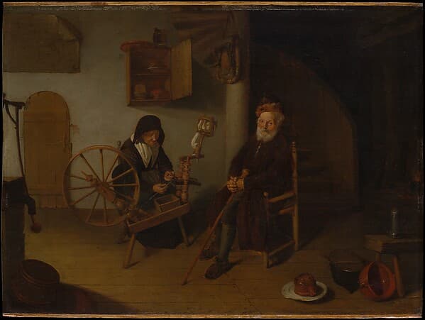 The Spinner, by Quirijn van Brekelenkam