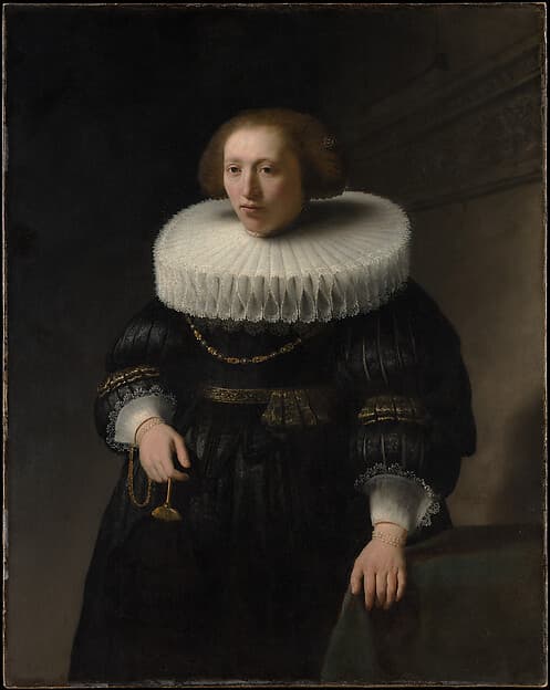 Portrait of a Woman, probably a Member of the Van Beresteyn Family, by Rembrandt (Rembrandt van Rijn)