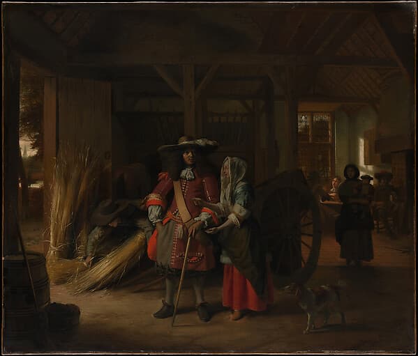 Paying the Hostess, by Pieter de Hooch