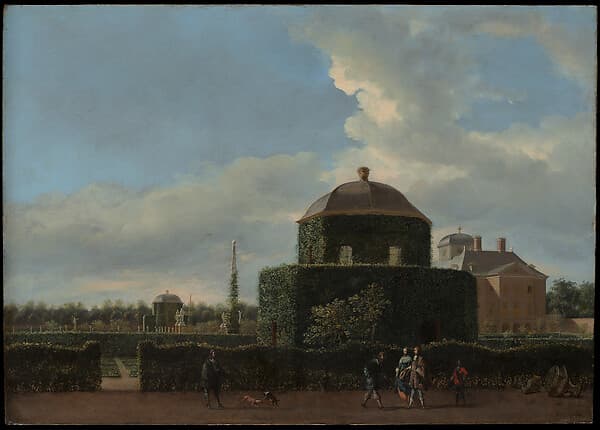 The Huis ten Bosch at The Hague and Its Formal Garden (View from the East), by Jan van der Heyden