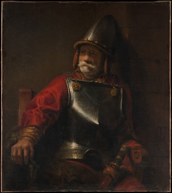 Man in Armor (Mars?), by Rembrandt