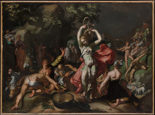 Moses Striking the Rock, by Abraham Bloemaert