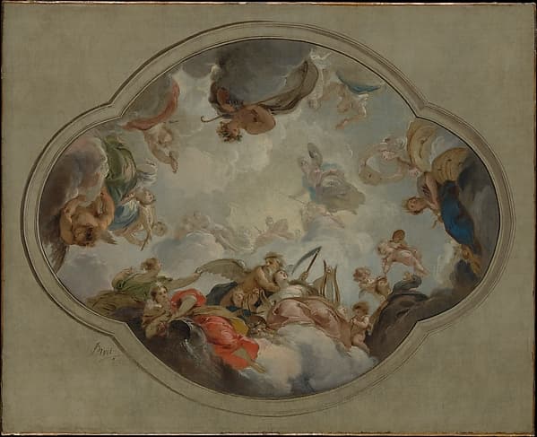 Allegory of the Arts, by Jacob de Wit