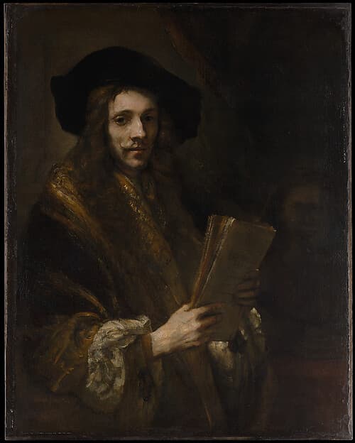 Portrait of a Man ("The Auctioneer"), by Rembrandt