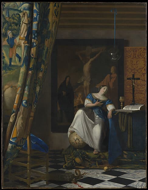 Allegory of the Catholic Faith, by Johannes Vermeer
