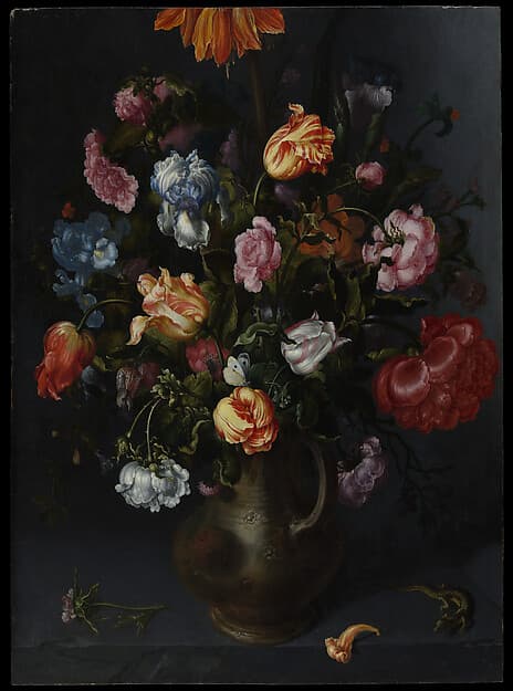 A Vase with Flowers, by Jacob Vosmaer