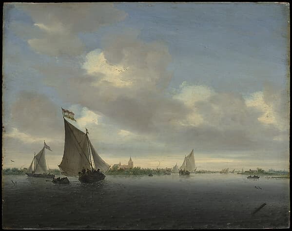 Marine, by Salomon van Ruysdael