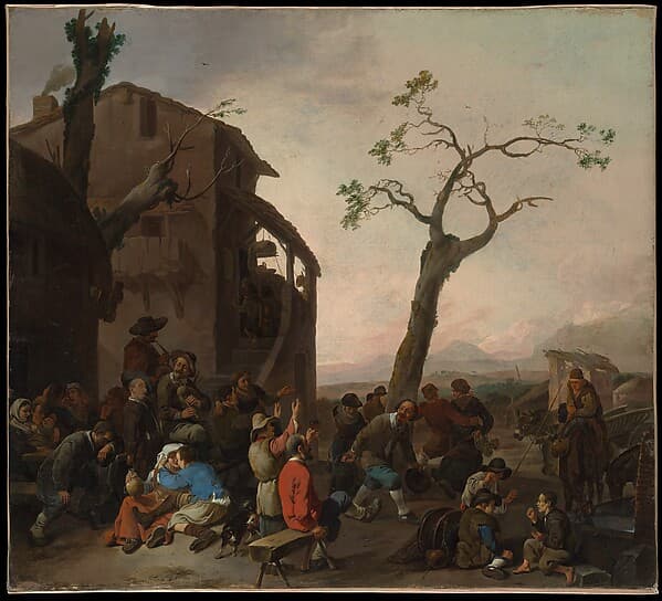 Peasants Dancing, by Johannes Lingelbach