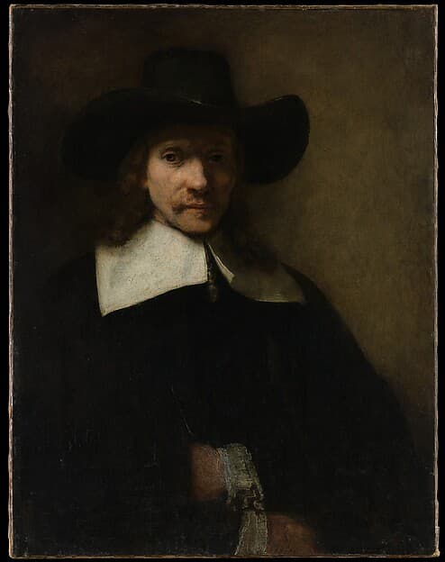 Portrait of a Man, by Rembrandt (Rembrandt van Rijn)