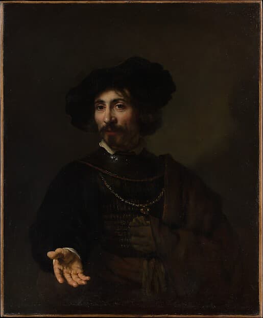 Man with a Steel Gorget, by Rembrandt