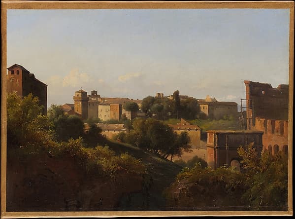 View of the Colosseum and the Arch of Constantine from the Palatine, by Charles Rémond