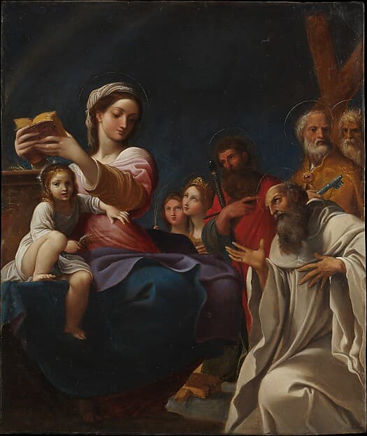 Madonna and Child with Saints, by Ludovico Carracci