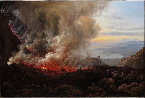 An Eruption of Vesuvius, by Johan Christian Dahl