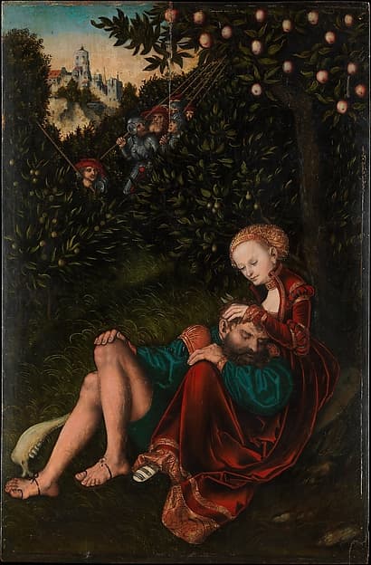 Samson and Delilah, by Lucas Cranach the Elder