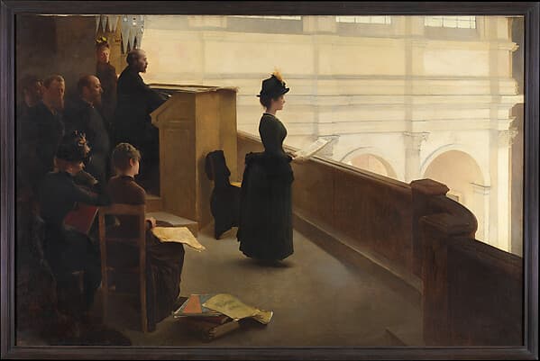 The Organ Rehearsal, by Henry Lerolle