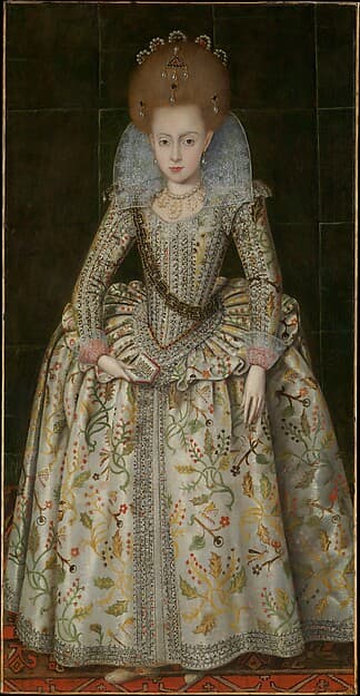 Princess Elizabeth (1596–1662), Later Queen of Bohemia, by Robert Peake the Elder