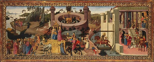 Scenes from the Story of the Argonauts, by Biagio d'Antonio