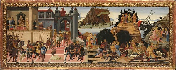 Scenes from the Story of the Argonauts, by Jacopo di Arcangelo (called Jacopo del Sellaio)