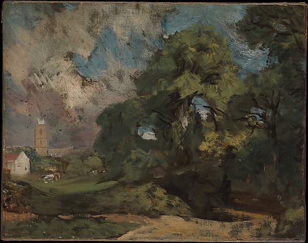 Stoke-by-Nayland, by John Constable
