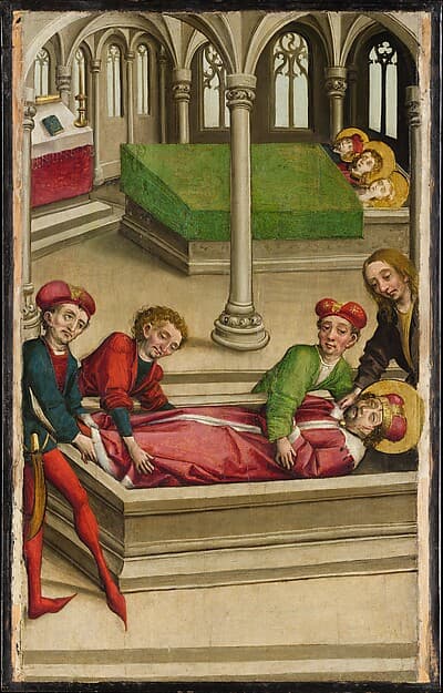 The Burial of Saint Wenceslas, by Master of Eggenburg
