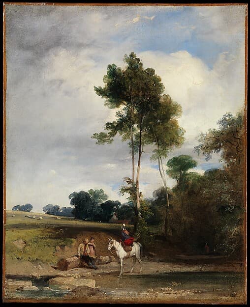 Roadside Halt, by Richard Parkes Bonington