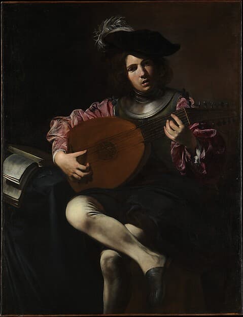 Lute Player, by Valentin de Boulogne