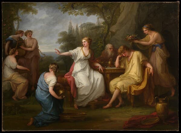 The Sorrow of Telemachus, by Angelica Kauffmann