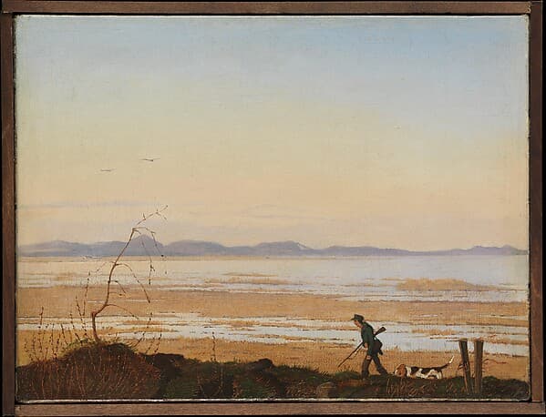 An Evening beside Lake Arresø, by Johan Thomas Lundbye