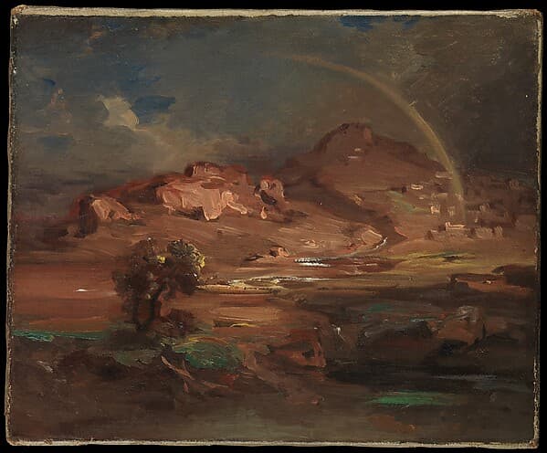 The Cemetery at Pronoia near Nauplia, by Carl Rottmann