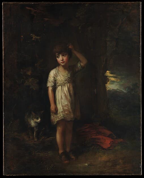 A Boy with a Cat—Morning, by Thomas Gainsborough