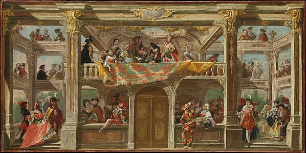 A Masked Ball in Bohemia, by Andreas Altomonte