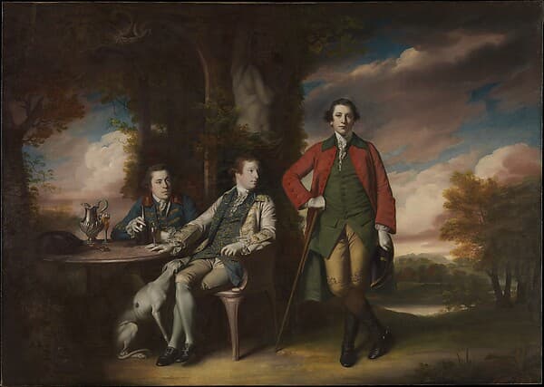 The Honorable Henry Fane (1739–1802) with Inigo Jones and Charles Blair, by Sir Joshua Reynolds