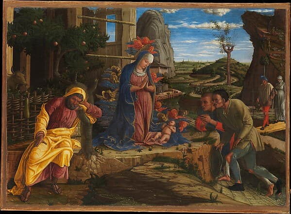 The Adoration of the Shepherds, by Andrea Mantegna