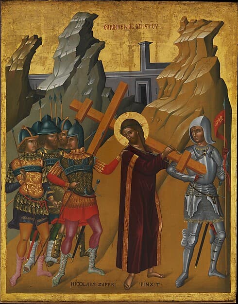 Christ Bearing the Cross, by Nicolaos Tzafouris
