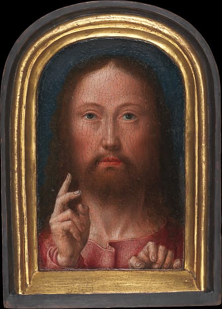 Christ Blessing, by Gerard David