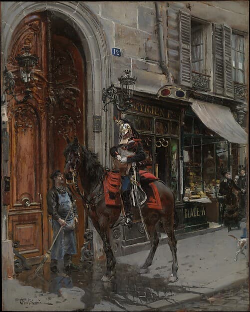 The Dispatch-Bearer, by Giovanni Boldini