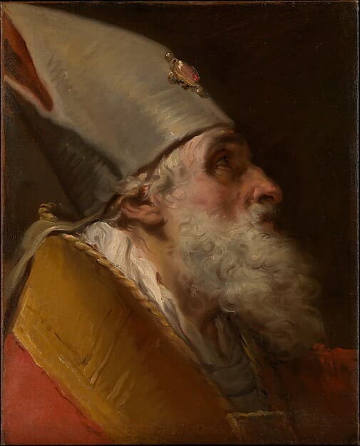 Head of a Bishop, by Gaetano Gandolfi