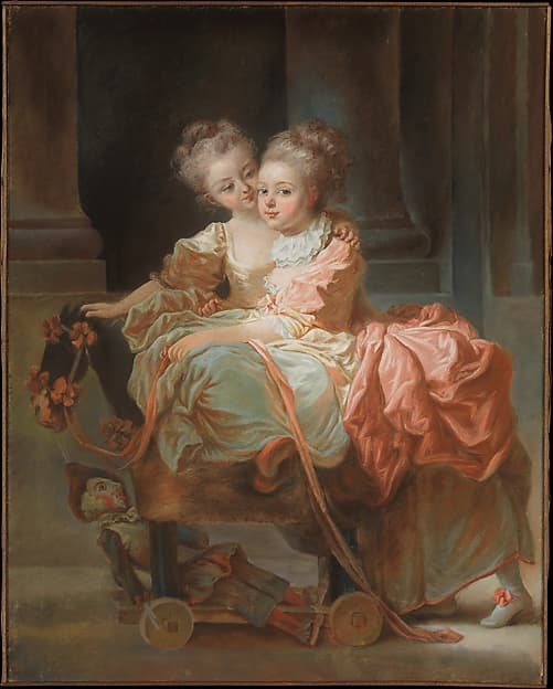 The Two Sisters, by Jean Claude Richard, Abbé de Saint-Non