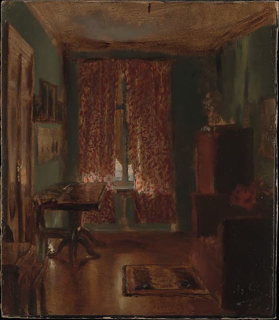 The Artist's Sitting Room in Ritterstrasse, by Adolph Menzel