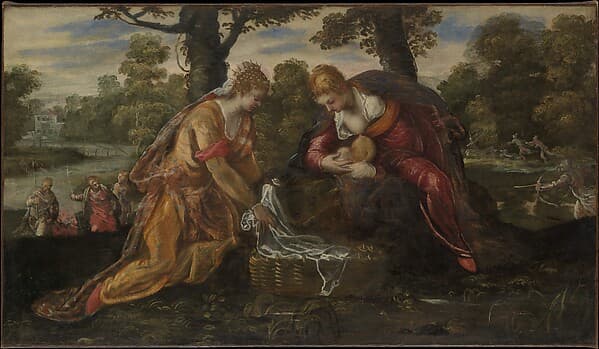 The Finding of Moses, by Jacopo Tintoretto (Jacopo Robusti)